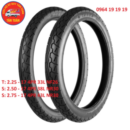 HONDA WAVE LỐP CÓ RUỘT dòng 2.25, 2.50, 2.75