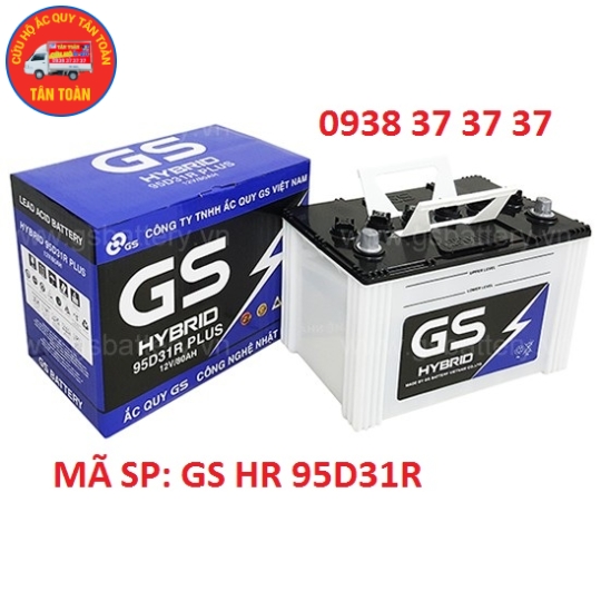 GS HR 95D31R DÙNG CHO XE FORD RANGER, EVEREST, TẢI 2,5 TẦN ...